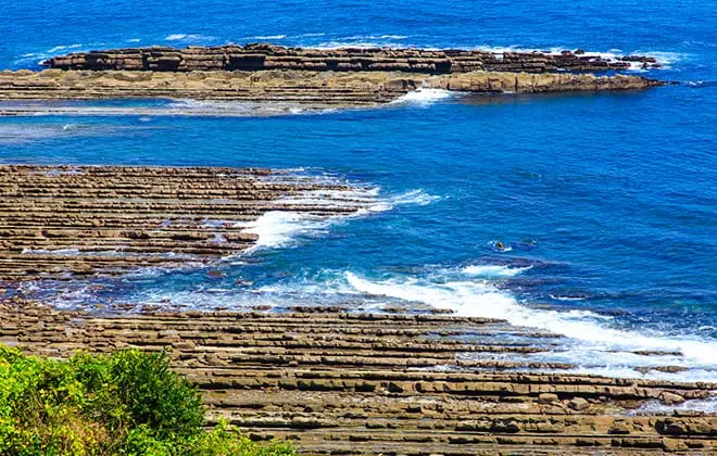 まさに海と山に囲まれた大自然。